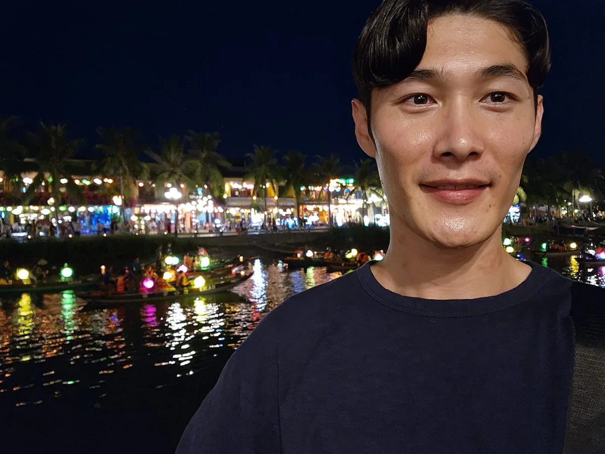 호이안 투본강 야경